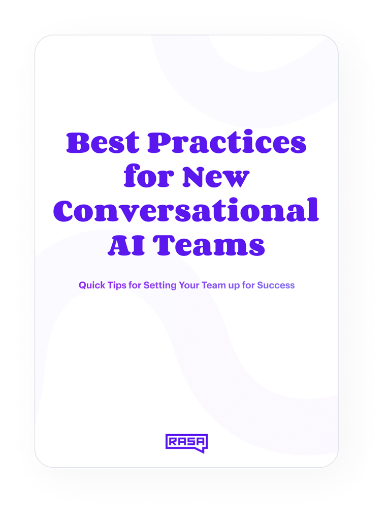 Best Practices for New Conversational AI Teams | Tip Sheet